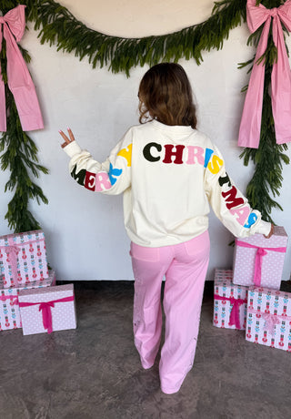PREORDER- MERRY MESSAGE SWEATSHIRT