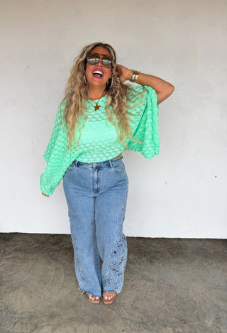 PREORDER- SPRING FREE SPIRIT BELL SLEEVE TOP