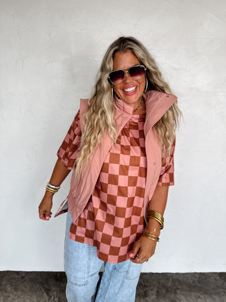 PREORDER- CHECK BABE SIDE SLIT TOP