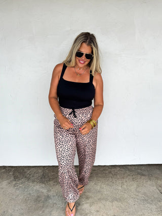 COCO CHEETAH JOGGER PANTS