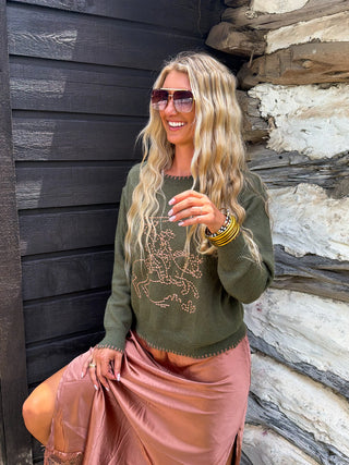 PREORDER- RODEO ROMANCE SWEATER