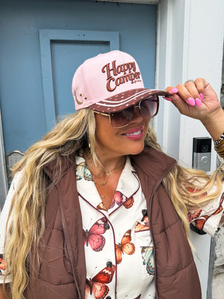 PREORDER- HAPPY CAMPER TRUCKER HATS