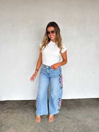 PREORDER- HARLEY CAP SLEEVE BASIC TOP