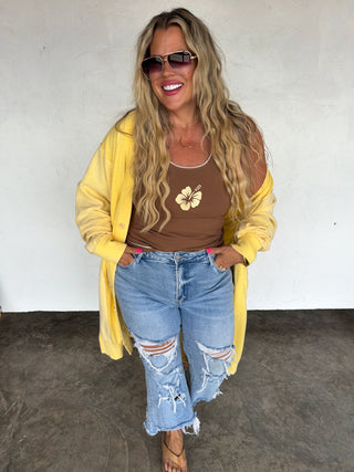 PREORDER- 2nd CUT- URBAN DISTRESSED CROP JEAN