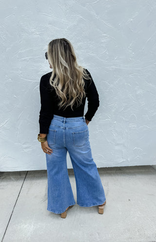 SYDNEY CROP FLARE JEANS