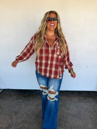 PREORDER- MOUNTAIN MORNING PLAID SHACKET