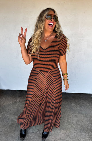 PREORDER- CALISTA STRIPE DRESS