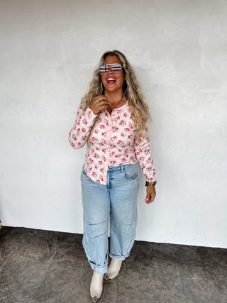 PREORDER - KORI SNAP BUTTON WAFFLE TOP