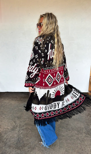 PREORDER- OUT WEST KNIT CARDIGAN