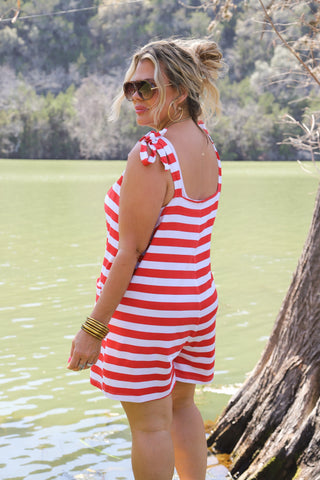 PREORDER- SUNNY STRIPE ROMPER