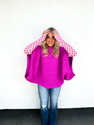 MEG PULLOVER PONCHO