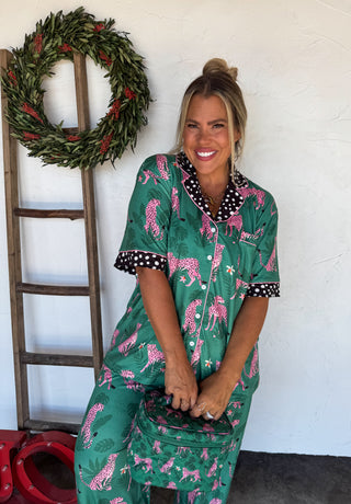 PREORDER- LEOPARD & CHEETAH STAR LUXE PJ SET