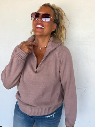PREORDER- FIELD & STABLE QUARTER ZIP PULLOVER