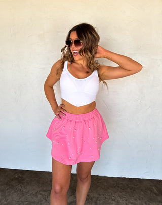 PREORDER- PRETTY IN PEARLS SKORT