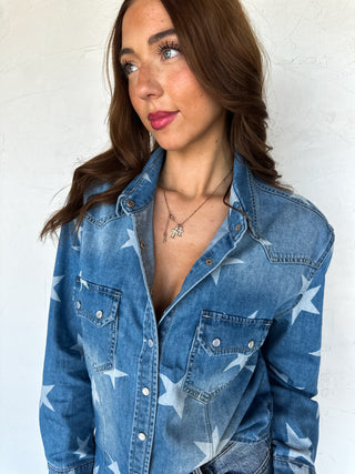 PREORDER- DOLLY DENIM TOP