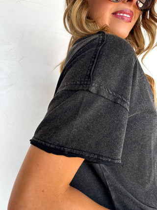 PREORDER- JOEY WASHED COTTON BOYFRIEND TEE