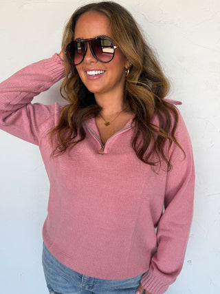 PREORDER- FIELD & STABLE QUARTER ZIP PULLOVER