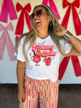 PREORDER- CHRISTMAS HADDIE WIDE LEG PANTS