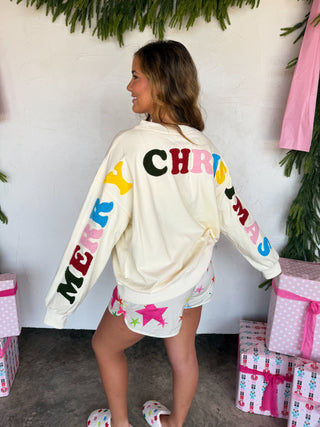 PREORDER- MERRY MESSAGE SWEATSHIRT