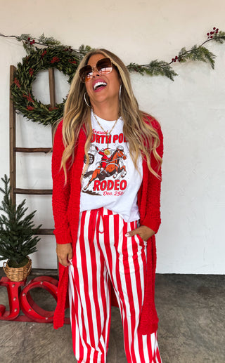 PREORDER- POPPY KNIT POPCORN CARDIGAN