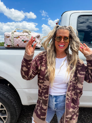 PREORDER- CAMO CLOUD CARDIGAN