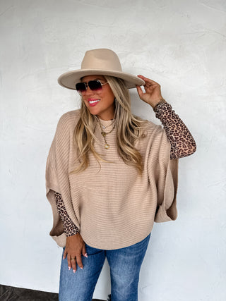 PREORDER- FALL MEG PULLOVER PONCHO