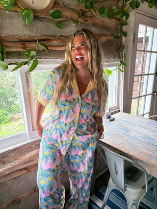 PREORDER- IN THE GARDEN LUXE PJ SETS