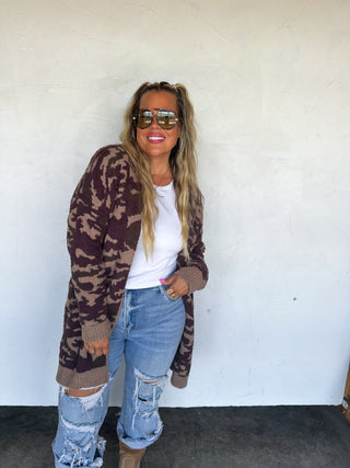 PREORDER- CAMO CLOUD CARDIGAN
