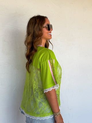 PREORDER- BLEACHER BABE LACE JERSEY