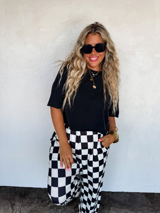 PREORDER- CHECKER POP PANTS
