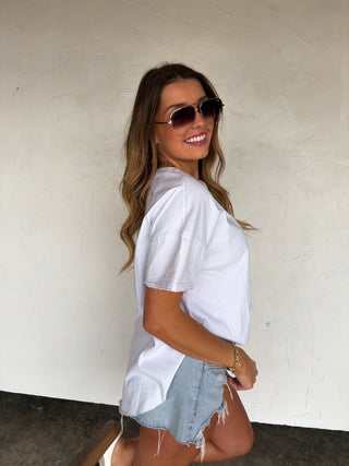 PREORDER- SPRING JOEY WASHED COTTON BOYFRIEND TEE