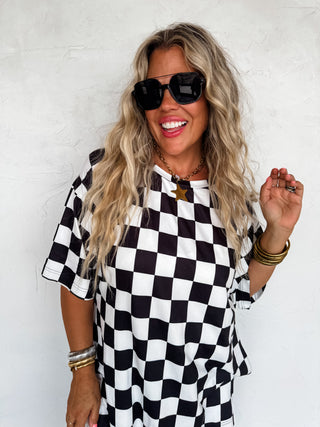 PREORDER- CHECK BABE SIDE SLIT TOP