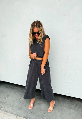 MADDIE CROP PANT SET