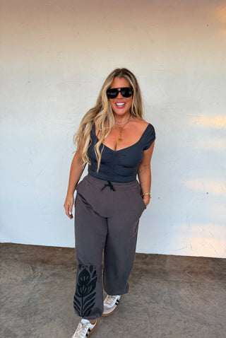 PREORDER- OUT AND ABOUT CAP SLEEVE TOP