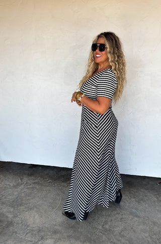 PREORDER- CALISTA STRIPE DRESS
