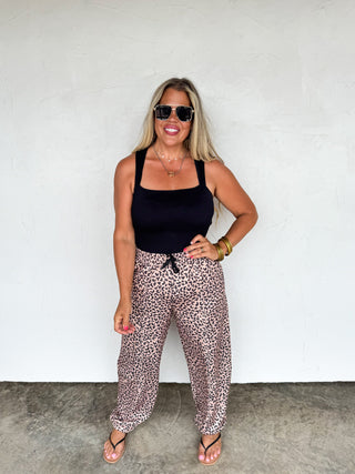 COCO CHEETAH JOGGER PANTS