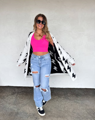 PREORDER- LIGHTING & CHEETAH CLOUD CARDIGANS