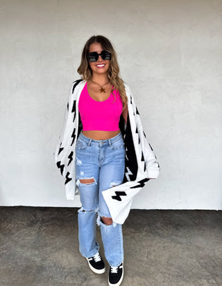 PREORDER- LIGHTING & CHEETAH CLOUD CARDIGANS