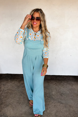 PREORDER- SPRING KARLI BOHO OVERALLS