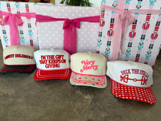 PREORDER- HOLIDAY HOTTIE TRUCKER HATS