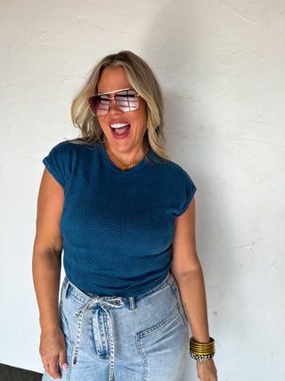 PREORDER- SPRING HARLEY CAP SLEEVE BASIC TOP