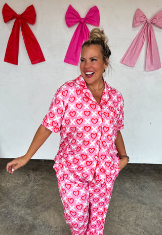 PREORDER- VALENTINES LUXE PJ SETS