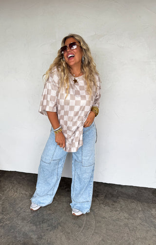 PREORDER- CHECK BABE SIDE SLIT TOP