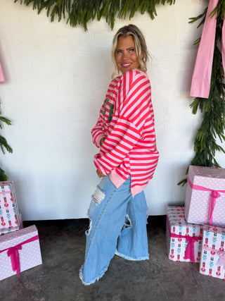 PREORDER- JOLLY & MERRY OVERSIZED PULLOVER