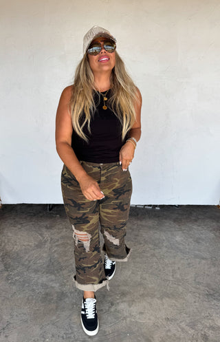PREORDER- URBAN CAMO DISTRESSED JEAN
