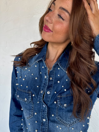 PREORDER- DOLLY DENIM TOP