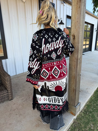 PREORDER- OUT WEST KNIT CARDIGAN