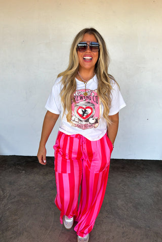 PREORDER- VALENTINES HADDIE WIDE LEG PANTS