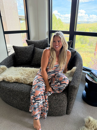 PREORDER- CAMO DELILAH PANT SETS