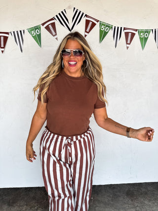 PREORDER- TAILGATE STRIPE BOXER PANTS